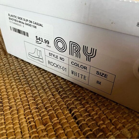 Story White‎ Platform Boots Size 8 - Picture 10 of 10